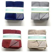 Wholesale - 8pk Microfober Scrubber Cloth, 12"x12" with Mesh Back C/P 24, UPC: 878848173879
